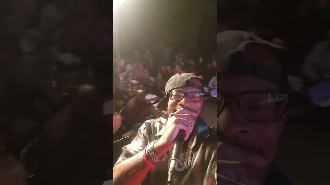 This is what a sold out comedy club looks and sounds like.